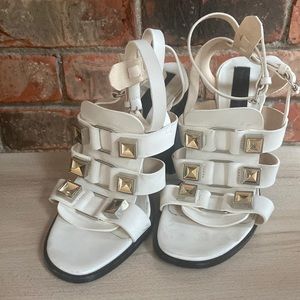 Proenza Schouler women’s PS11 white gladiator sandals size 38.5